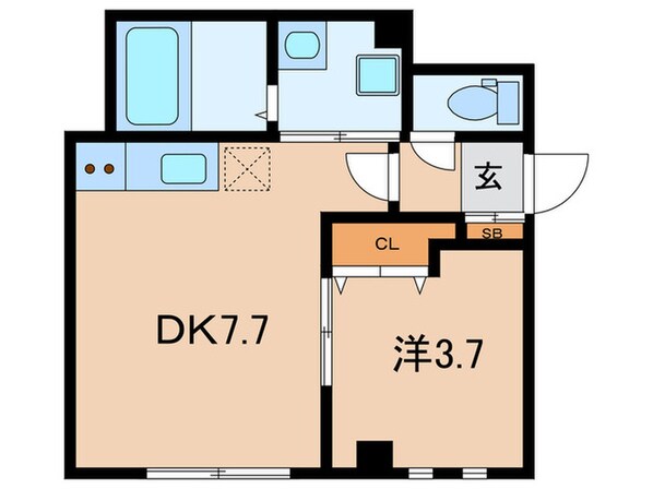 ラ・ルーナ南麻布の物件間取画像